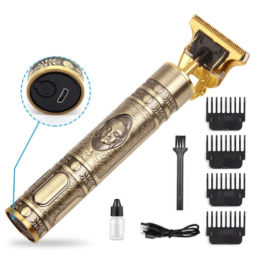 T9 Cordless Hair & Beard Trimmer – Rechargeable Shaving Machine for Men | Plastic Body Electric Clipper