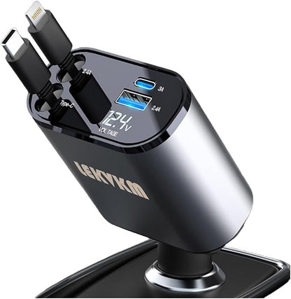 4 in 1 Retractable Charger