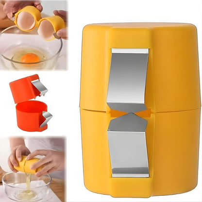 Stainless Steel Egg Opener – Easy Egg Shell Cracker Tool