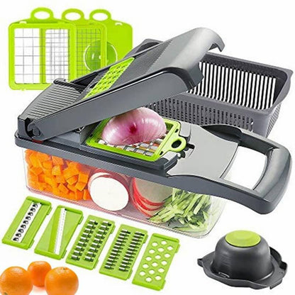 16-in-1 Mandoline Slicer – Multifunction Vegetable Cutter