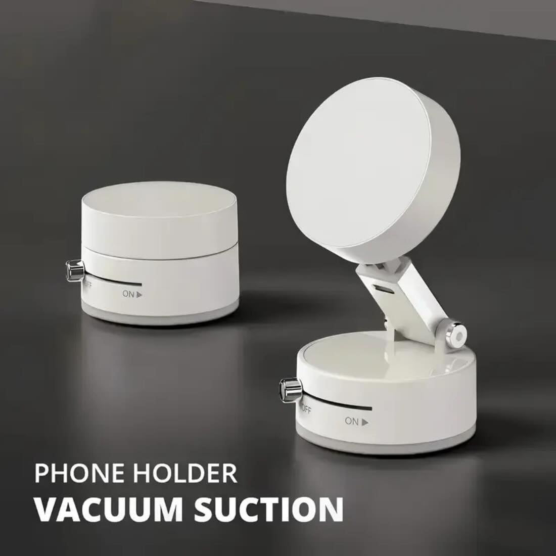 Magnetic Wireless Phone Holder – Foldable Suction Mount Stand
