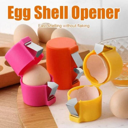 Stainless Steel Egg Opener – Easy Egg Shell Cracker Tool