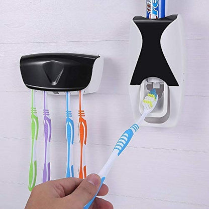 Automatic Toothpaste Dispenser – Wall Mount Bathroom Set