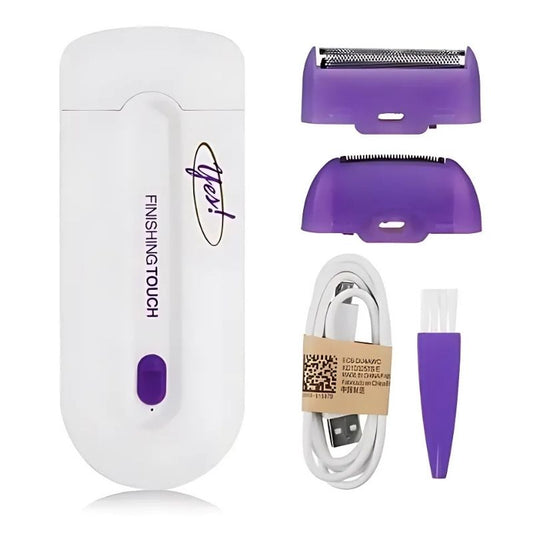 2-in-1 Rechargeable Painless Hair Remover – Face & Body Trimmer