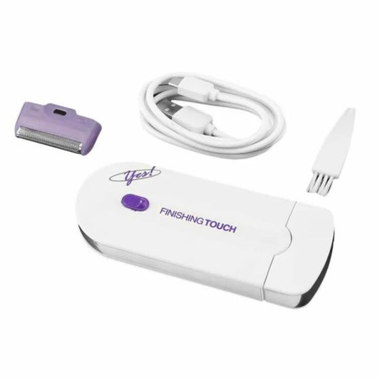 2-in-1 Rechargeable Painless Hair Remover – Face & Body Trimmer