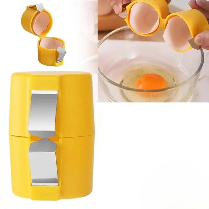Stainless Steel Egg Opener – Easy Egg Shell Cracker Tool