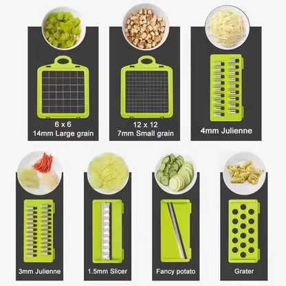 16-in-1 Mandoline Slicer – Multifunction Vegetable Cutter