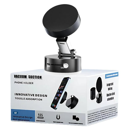 Magnetic Wireless Phone Holder – Foldable Suction Mount Stand