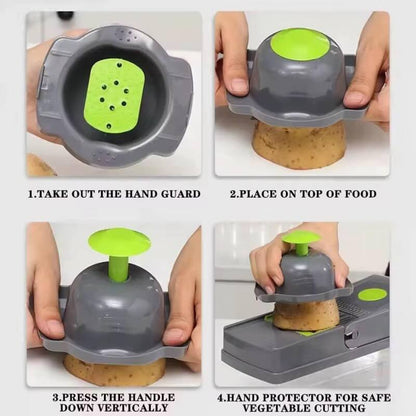 16-in-1 Mandoline Slicer – Multifunction Vegetable Cutter