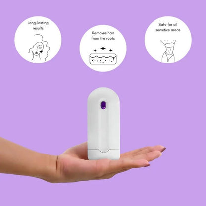 2-in-1 Rechargeable Painless Hair Remover – Face & Body Trimmer