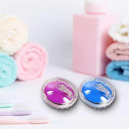 Silicone Scalp Massage & Shampoo Brush – Deep Clean Hair Wash Tool